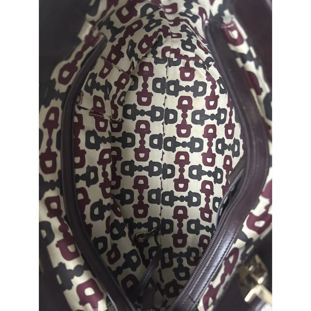 GUCCI Guccissima Shoulder Tote Bag GG Dark Brown Leather 145993 Authentic